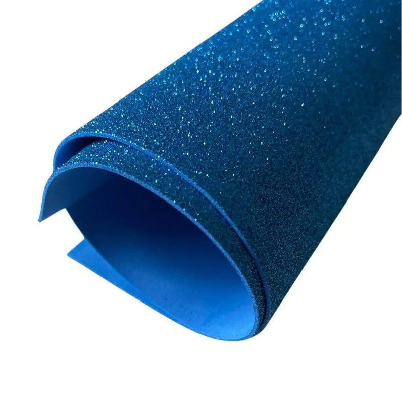 Placas De Eva Dubflex com Glitter 40x48 - Kit com 10 folhas (escolha a cor)