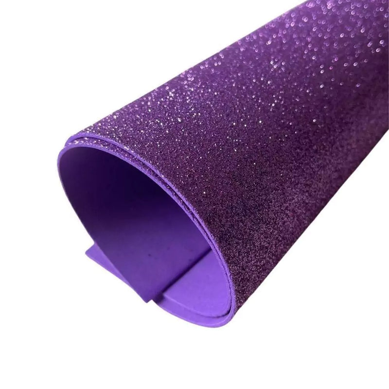 Placas De Eva Dubflex com Glitter 40x48 - Kit com 10 folhas (escolha a cor)