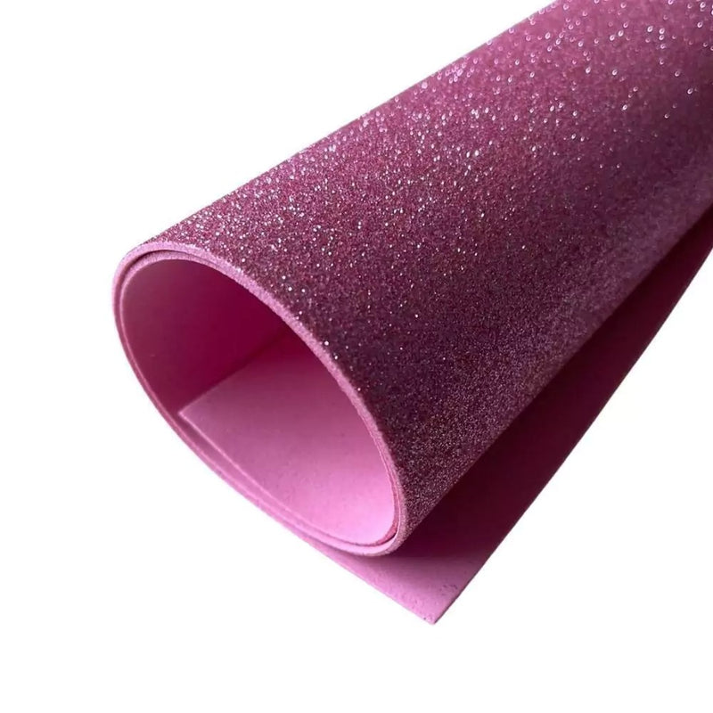 Placas De Eva Dubflex com Glitter 40x48 - Kit com 10 folhas (escolha a cor)