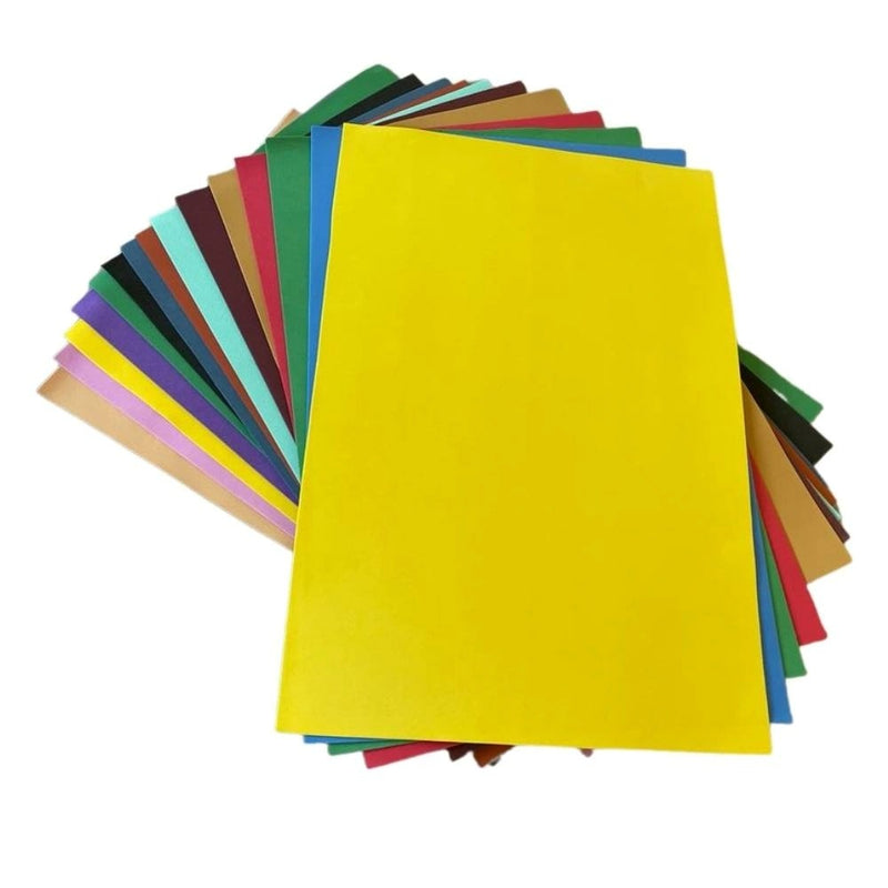EVA LISO 40X30 ECONOMICO - 100 FOLHAS COLORIDAS