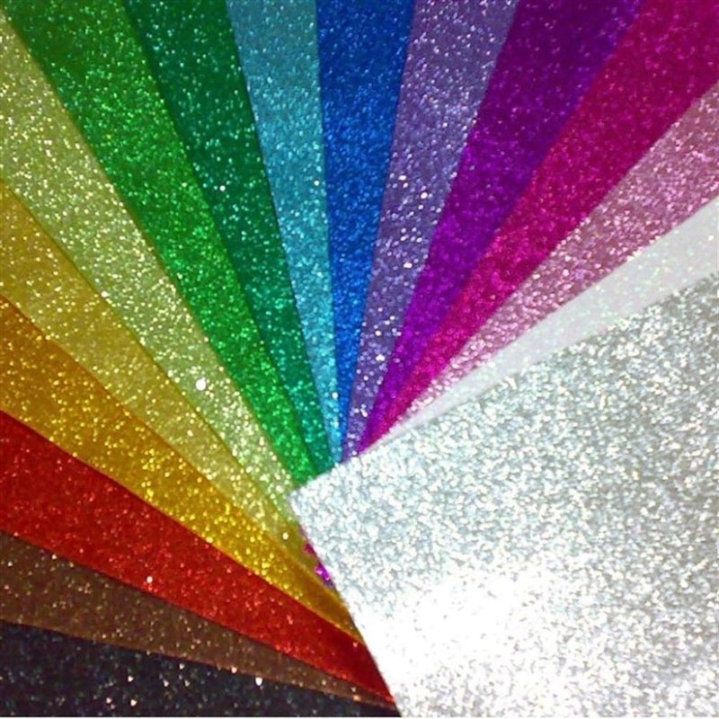 Placas De EVA com Glitter 40x48 (Dubflex) - Kit com 10 folhas coloridas (sortidas).