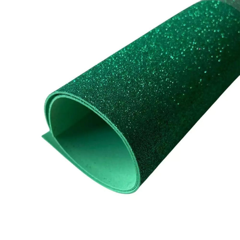 Placas De Eva Dubflex com Glitter 40x48 - Kit com 10 folhas (escolha a cor)