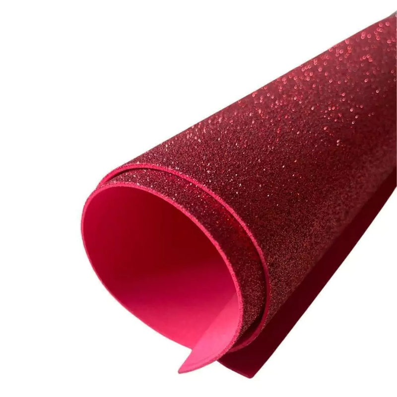Placas De Eva Dubflex com Glitter 40x48 - Kit com 10 folhas (escolha a cor)