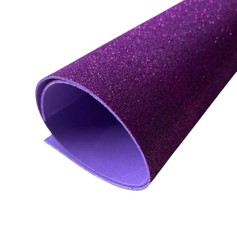 Placas De Eva Dubflex com Glitter 40x48 - Kit com 10 folhas (escolha a cor)